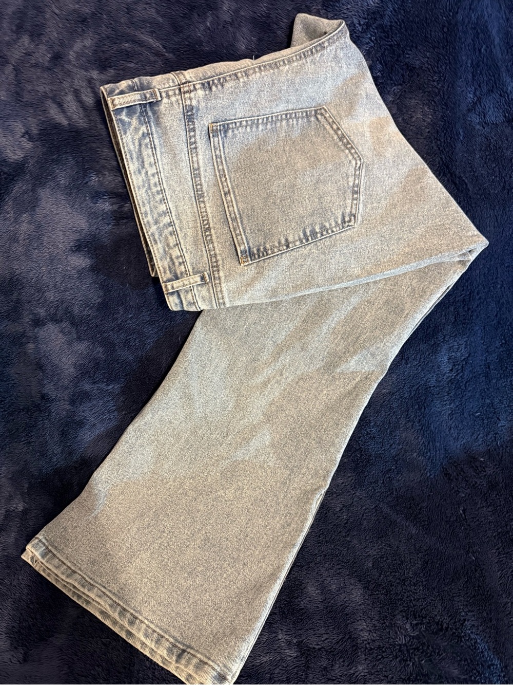 No Boundaries Light Gray Flare Jeans